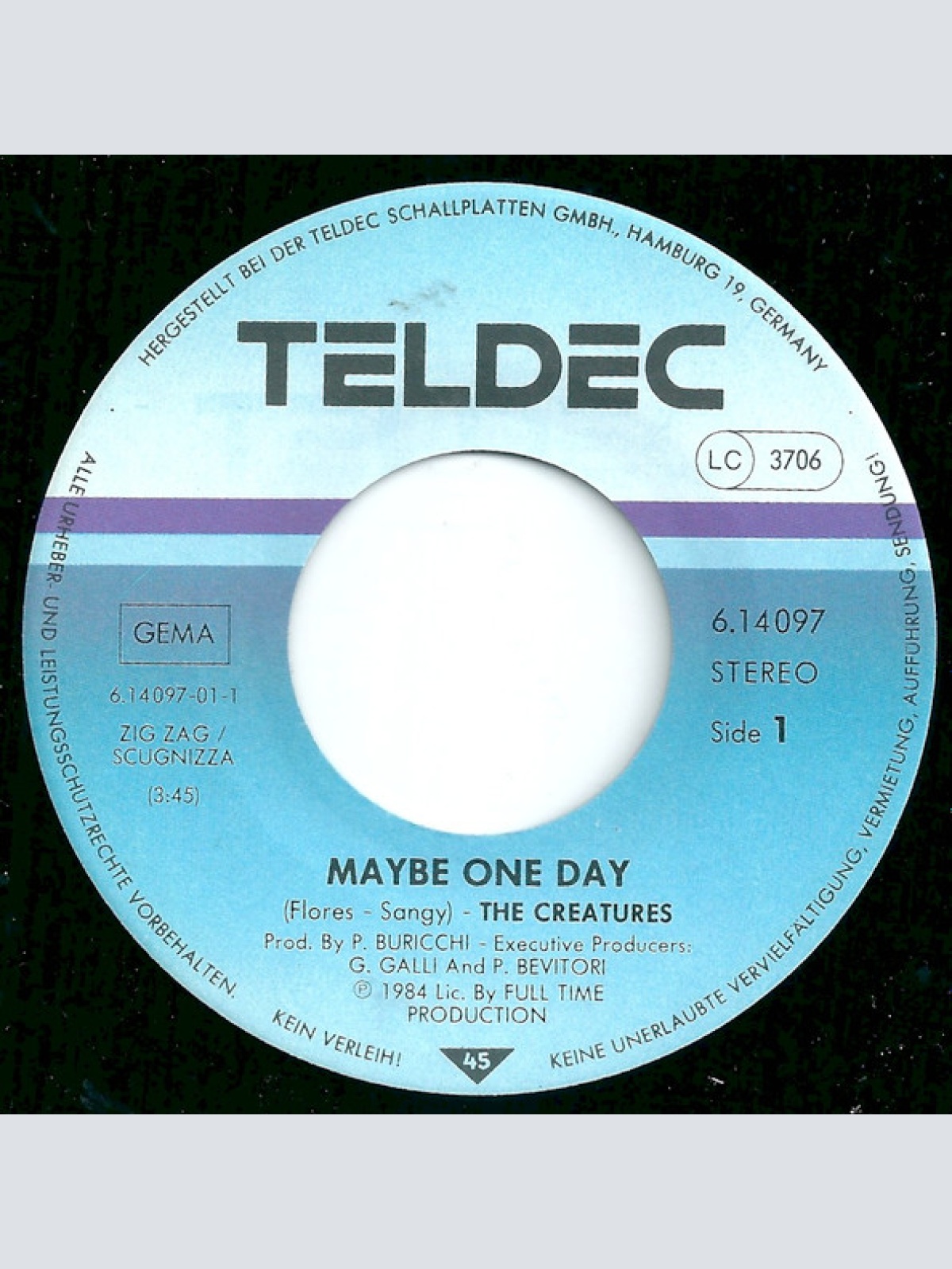 Vinyl / The Creatures (2) - Maybe One Day