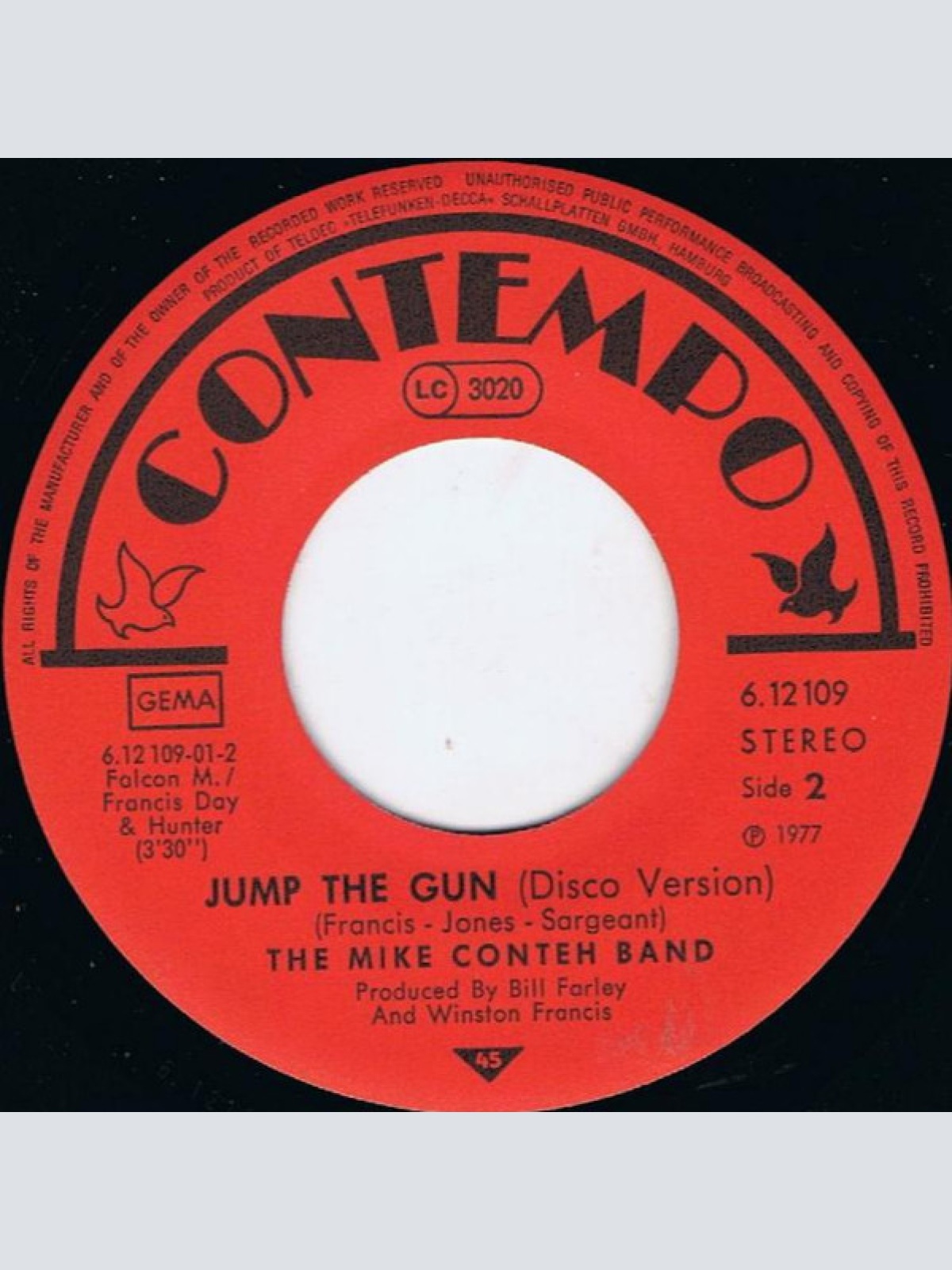 Vinyl / The Mike Conteh Band - Jump The Gun