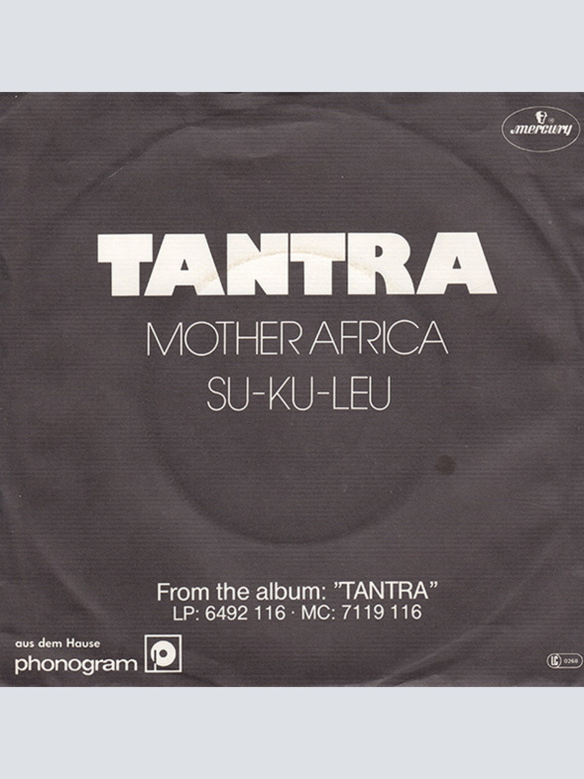 Vinyl / Tantra (2) - Mother Africa