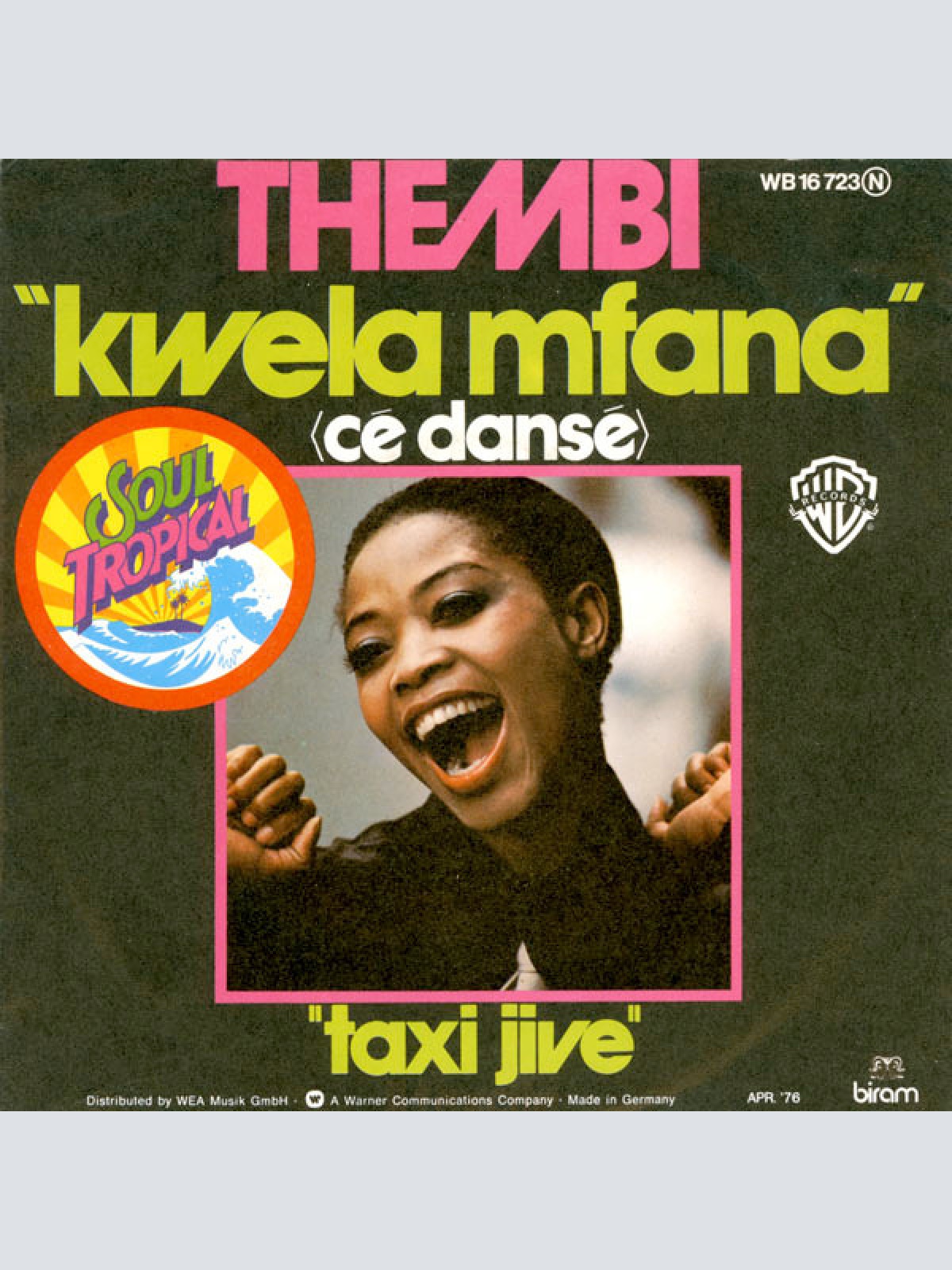 Vinyl / Thembi - Kwela Mfana (Cé Dansé) / Taxi Jive