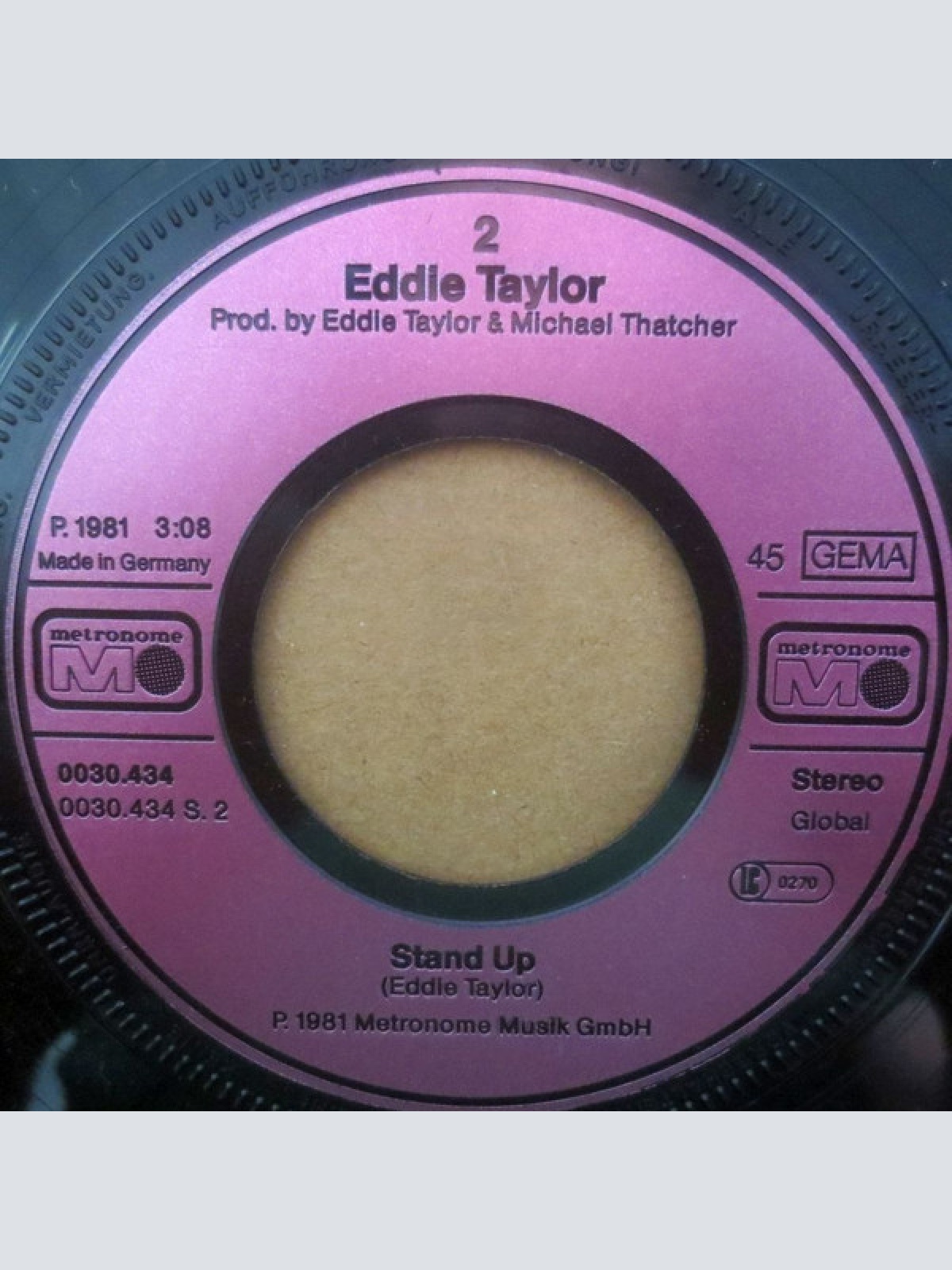 Vinyl / Eddie Taylor - Mother Music / Stand Up