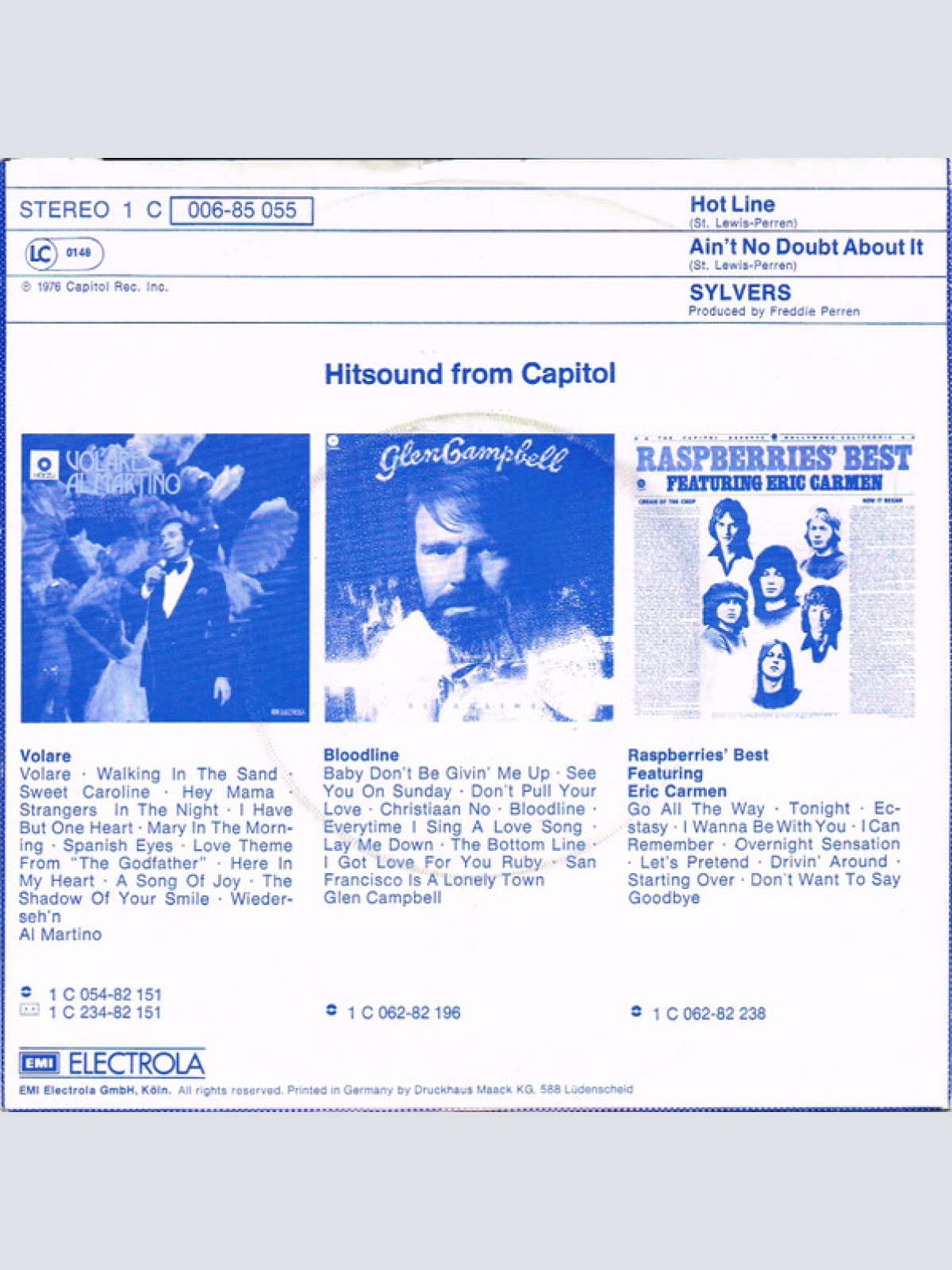 Vinyl / The Sylvers - Hot Line