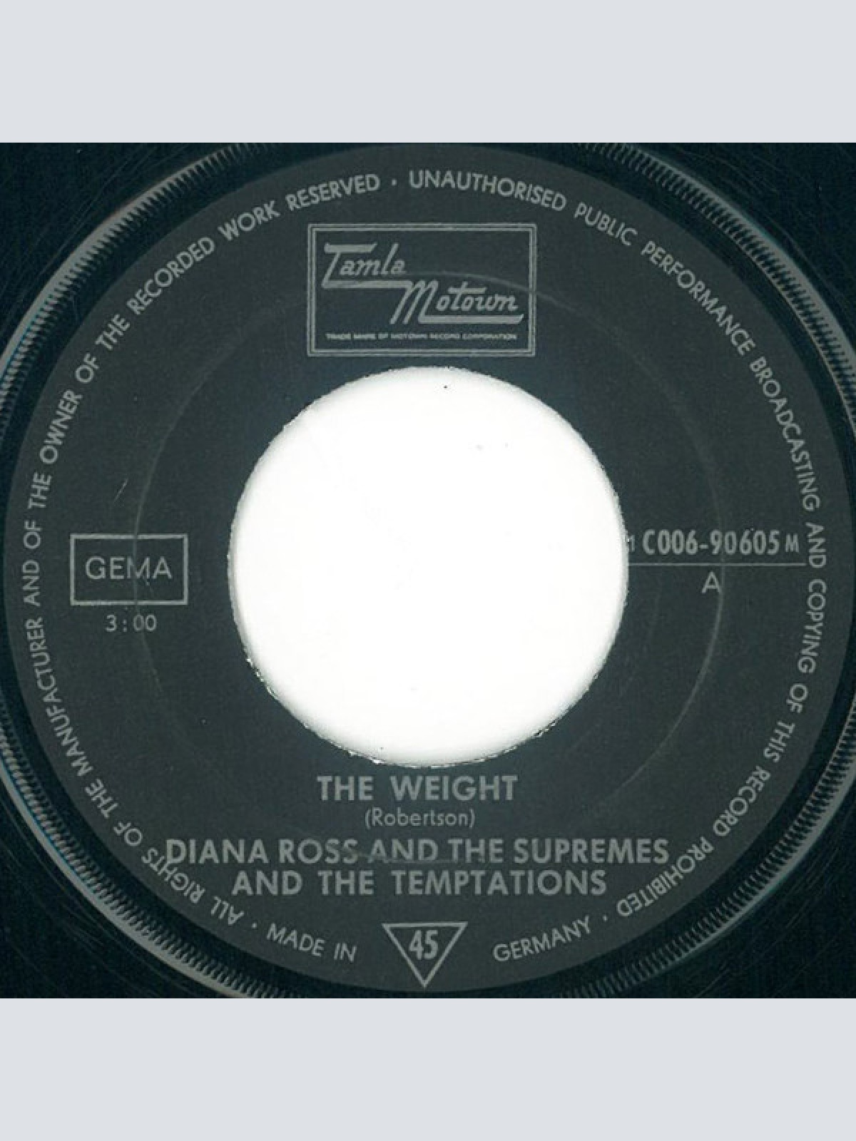 Vinyl / Diana Ross And The Supremes* & The Temptations - The Weight