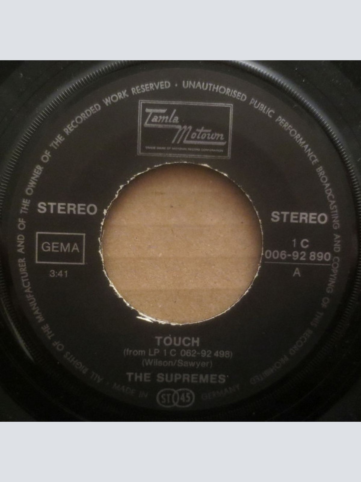 Vinyl / The Supremes - Touch