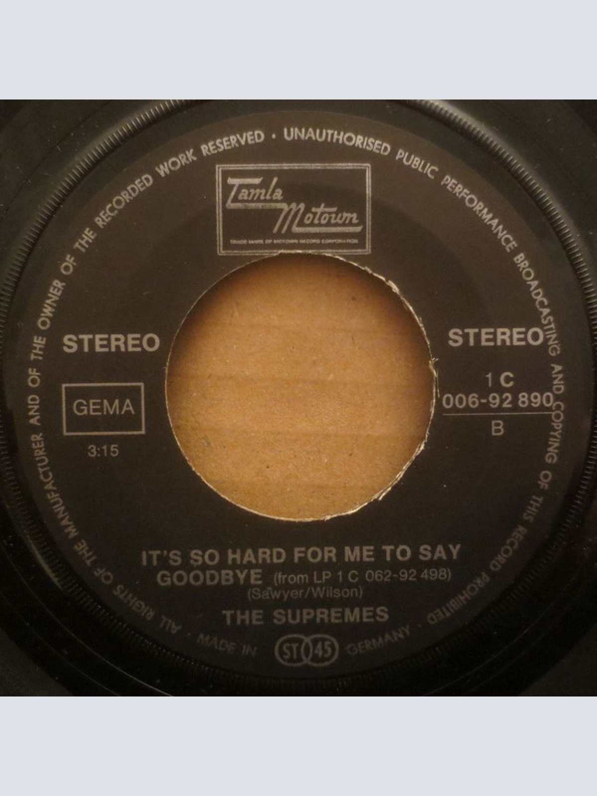 Vinyl / The Supremes - Touch