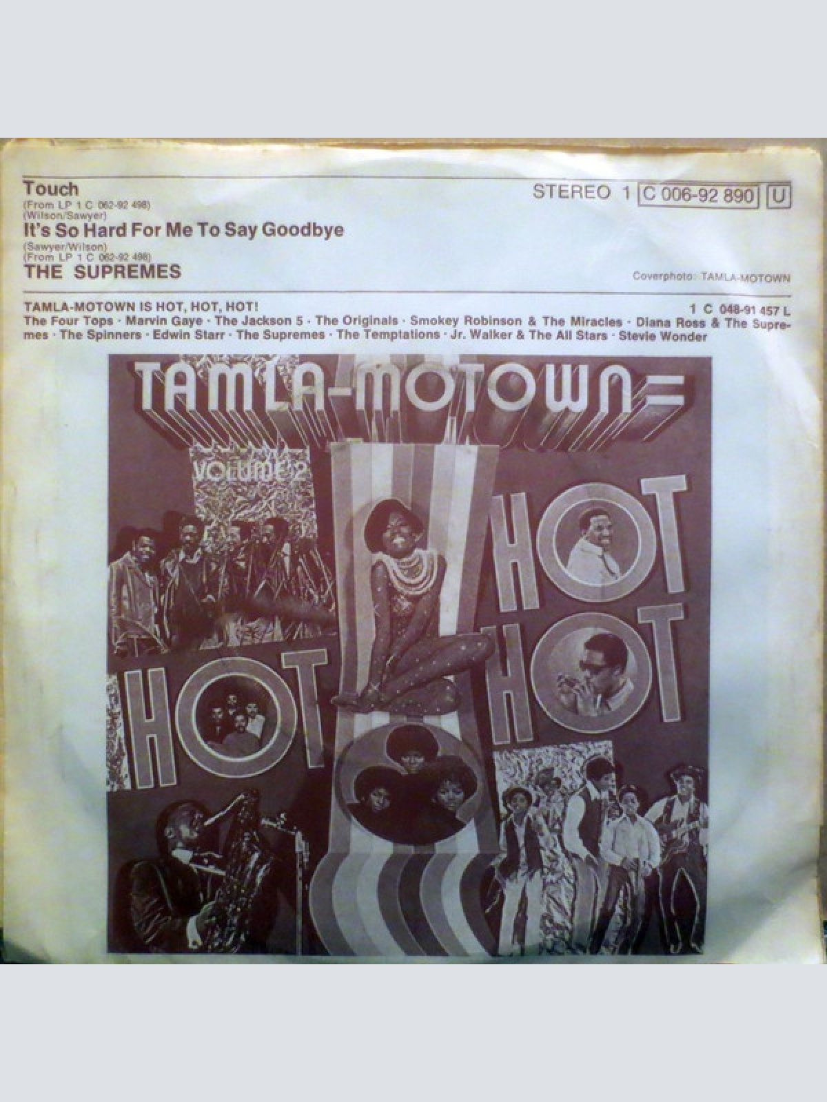 Vinyl / The Supremes - Touch