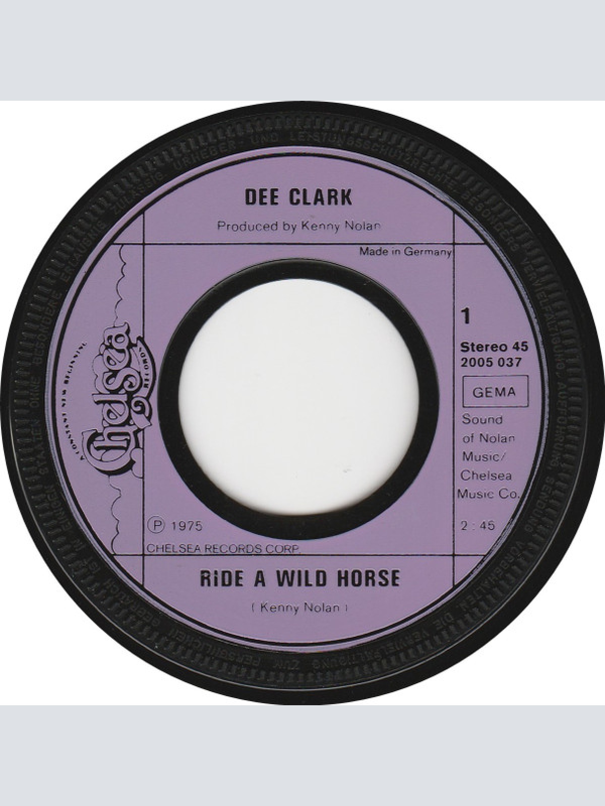 Vinyl / Dee Clark - Ride A Wild Horse