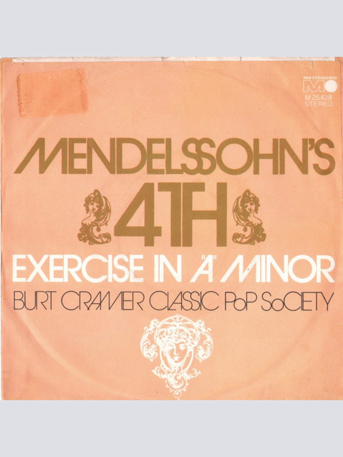 Vinyl / Burt Cramer Classic Pop Society - Mendelssohn's 4th