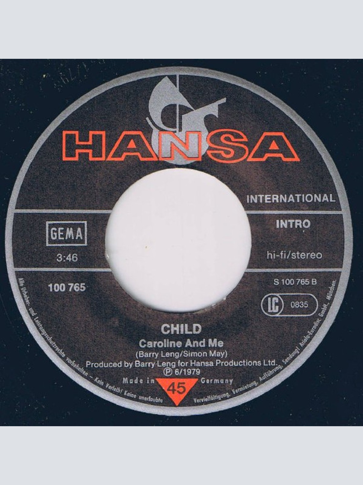 Vinyl / Child (2) - Here Comes Summer  I Can't Explain