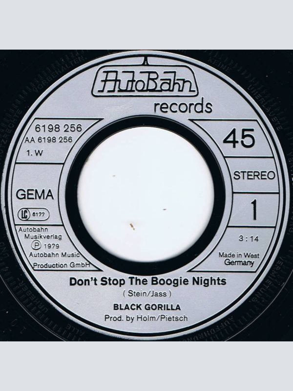 Vinyl / Black Gorilla - Don't Stop The Boogie Nights