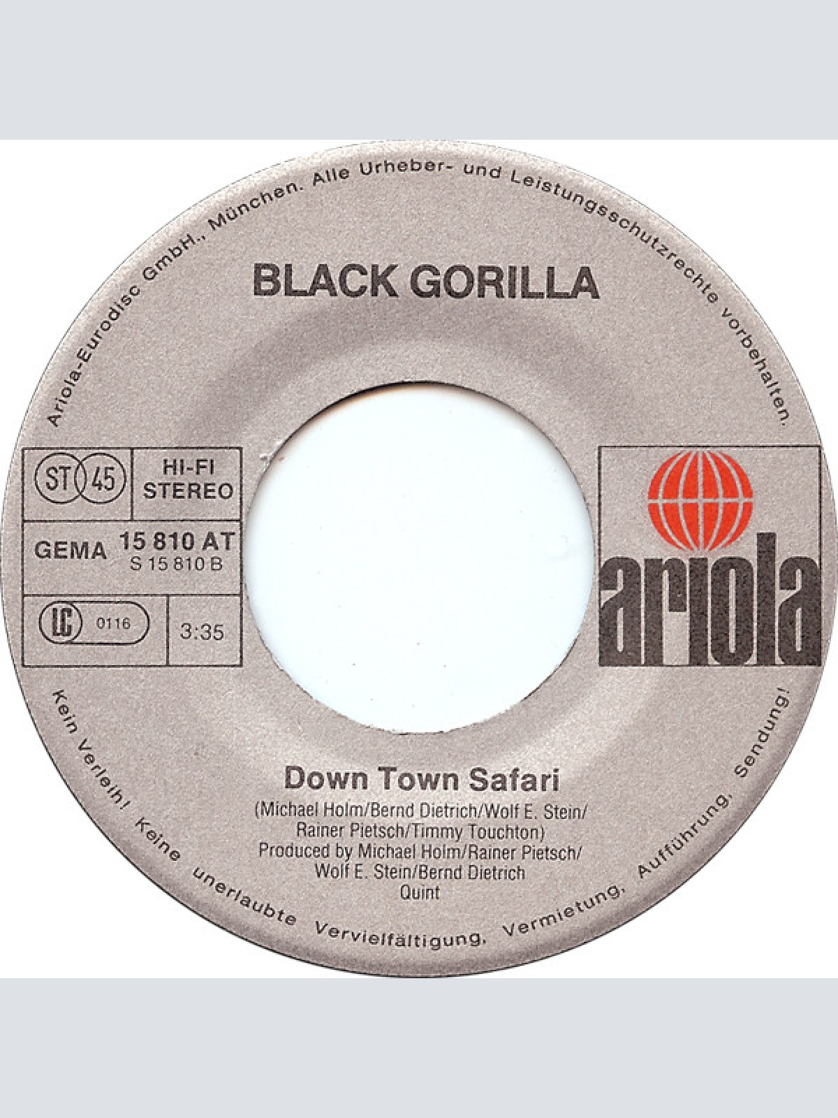 Vinyl / Black Gorilla - Soul Dancer