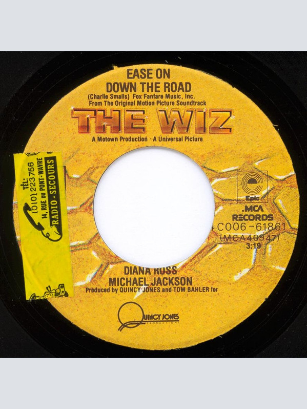 Vinyl / Diana Ross & Michael Jackson / Quincy Jones - Ease On Down The Road / Poppy Girls