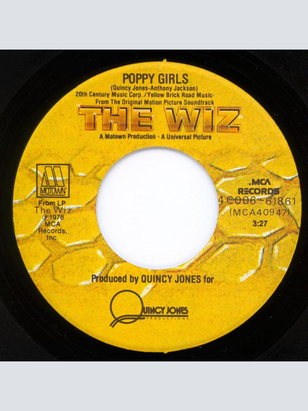 Vinyl / Diana Ross & Michael Jackson / Quincy Jones - Ease On Down The Road / Poppy Girls