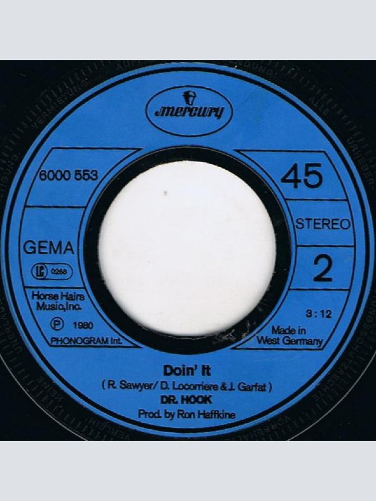 Vinyl / Dr. Hook - Girls Can Get It / Doin' It