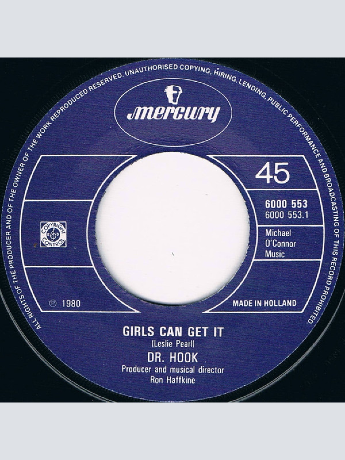 Vinyl / Dr. Hook - Girls Can Get It / Doin' It