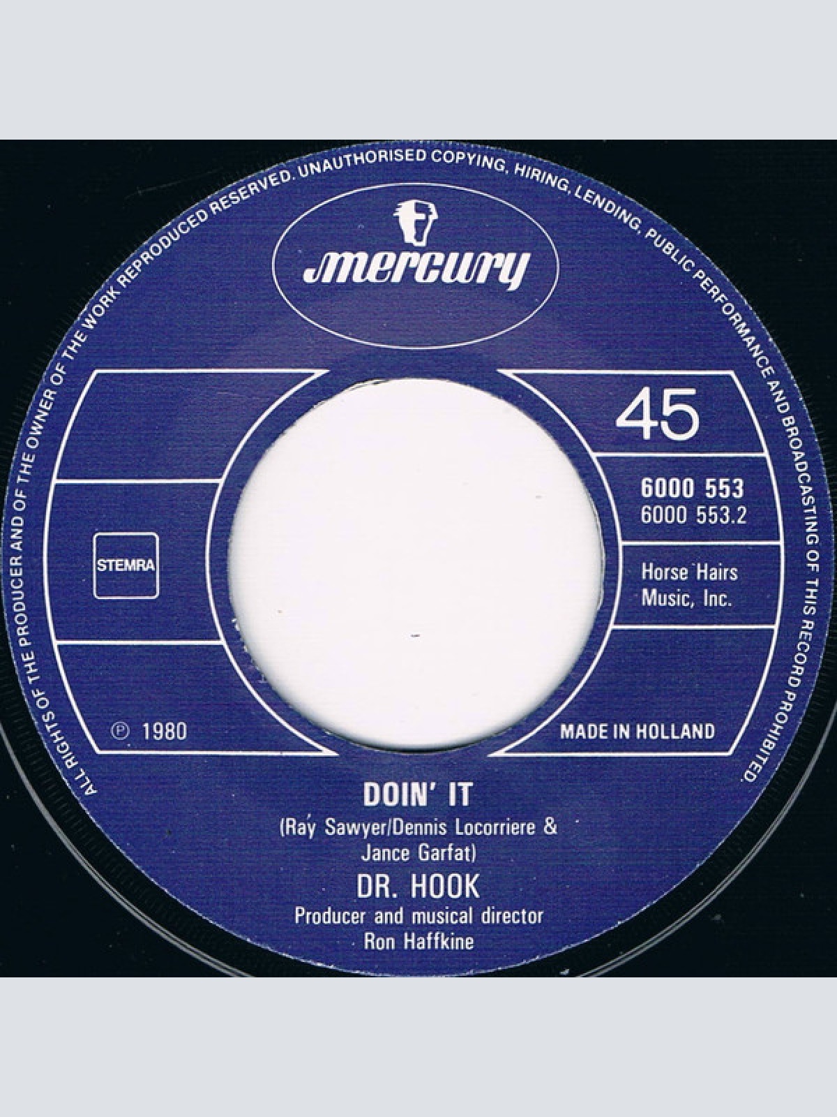 Vinyl / Dr. Hook - Girls Can Get It / Doin' It
