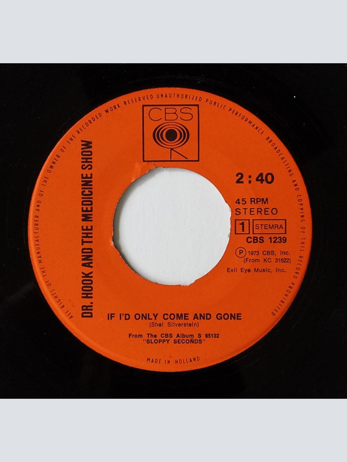 Vinyl / Dr. Hook & The Medicine Show - If I'd Only Come And Gone