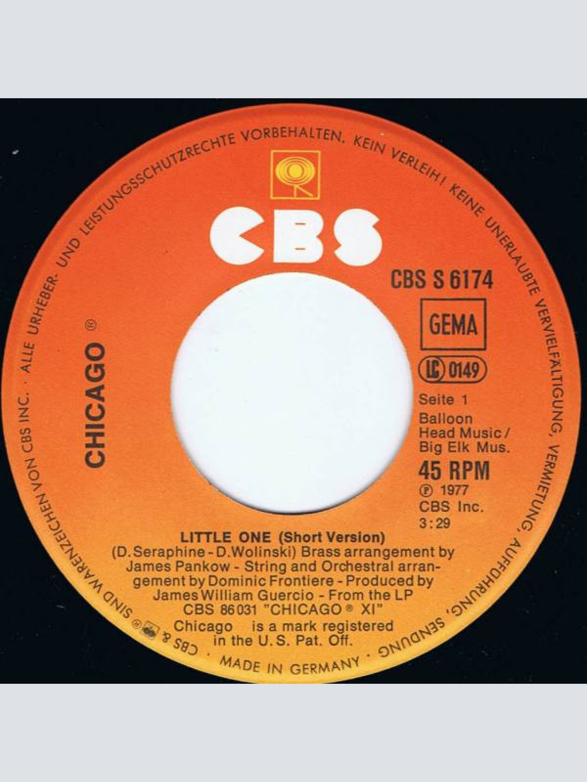 Vinyl / Chicago (2) - Little One