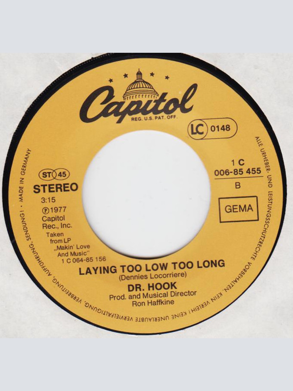 Vinyl / Dr. Hook - More Like The Movies