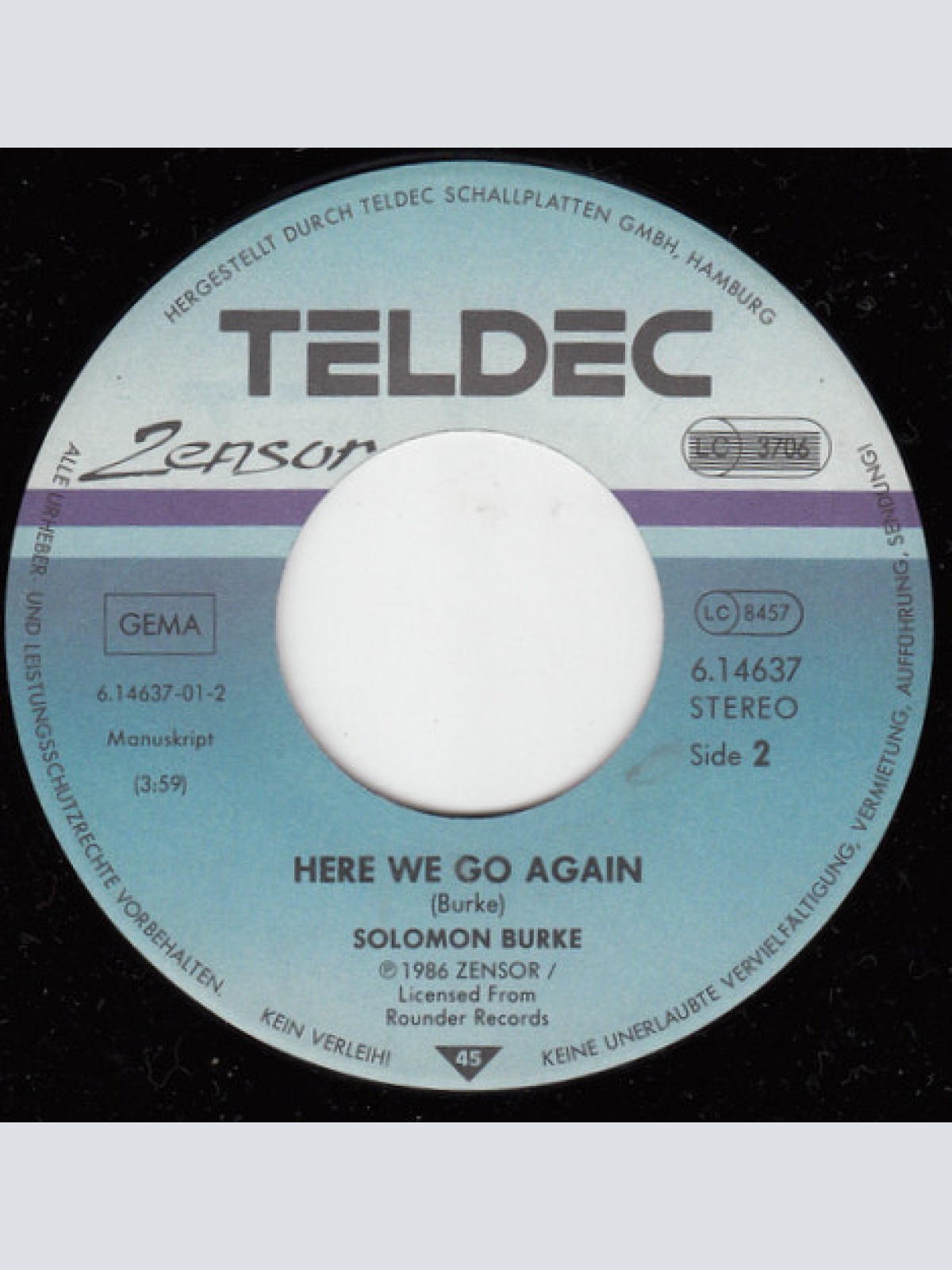 Vinyl / Solomon Burke - A Change Is Gonna Come