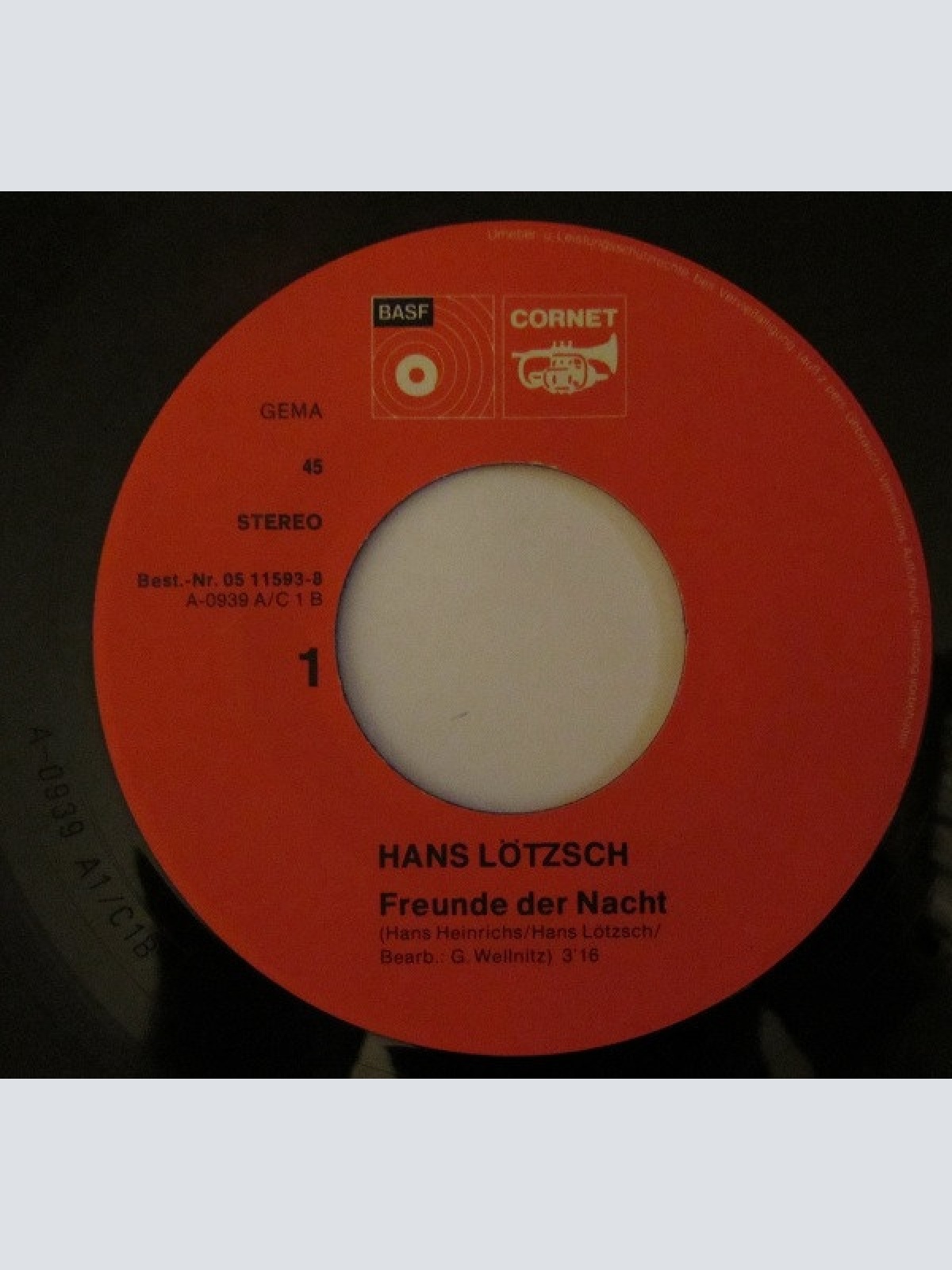 Vinyl / Hans Lötzsch - Freunde Der Nacht