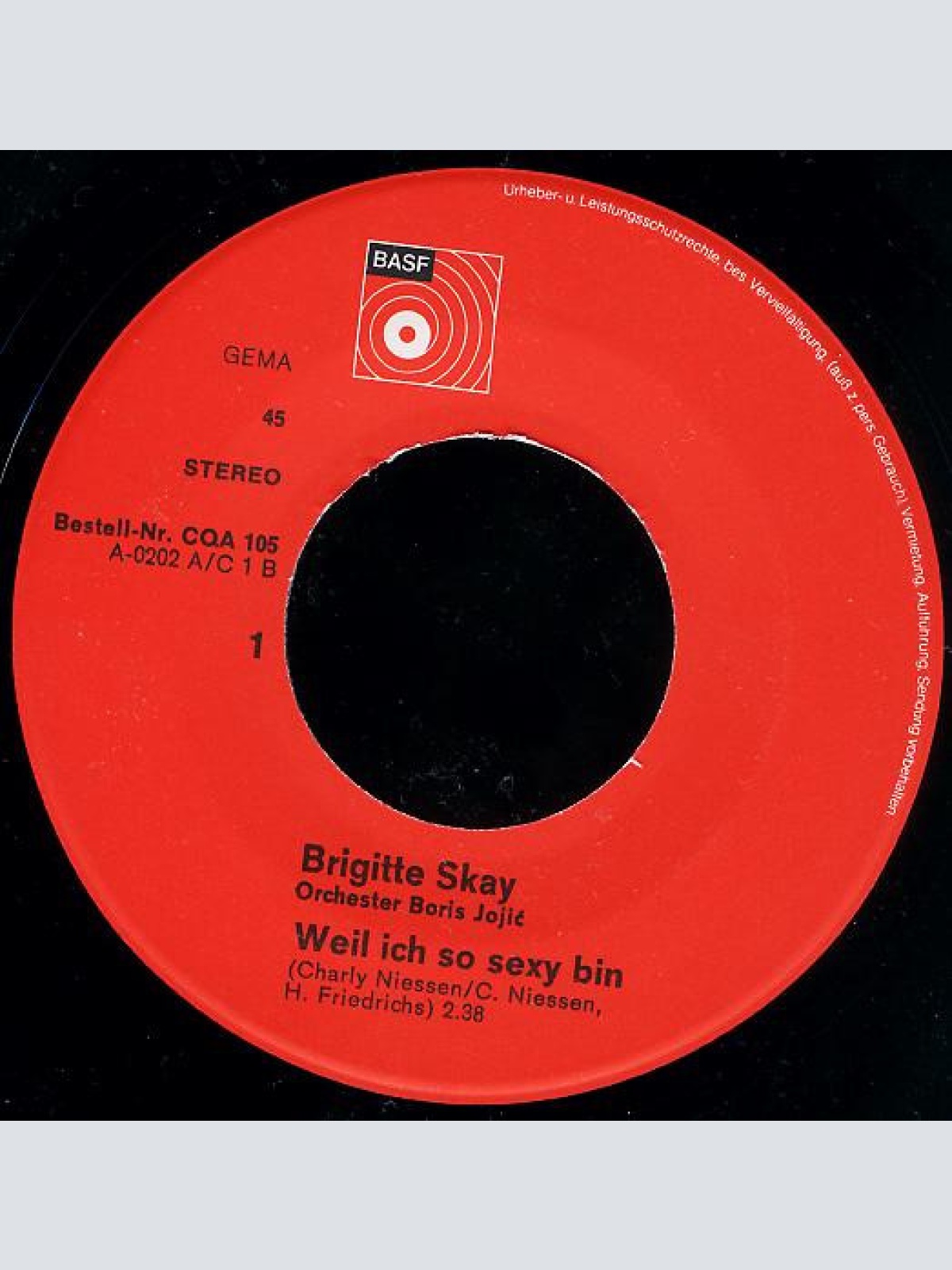 Vinyl / Brigitte Skay - Weil Ich So Sexy Bin