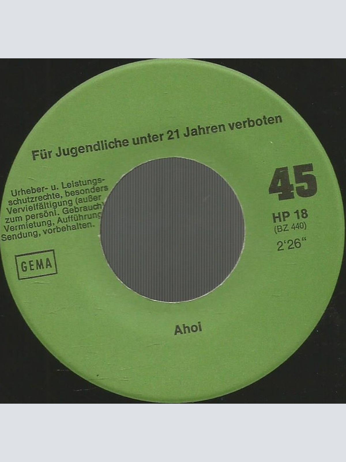 Vinyl / Unknown Artist - Im Kino Ist Was Los / Ahoi