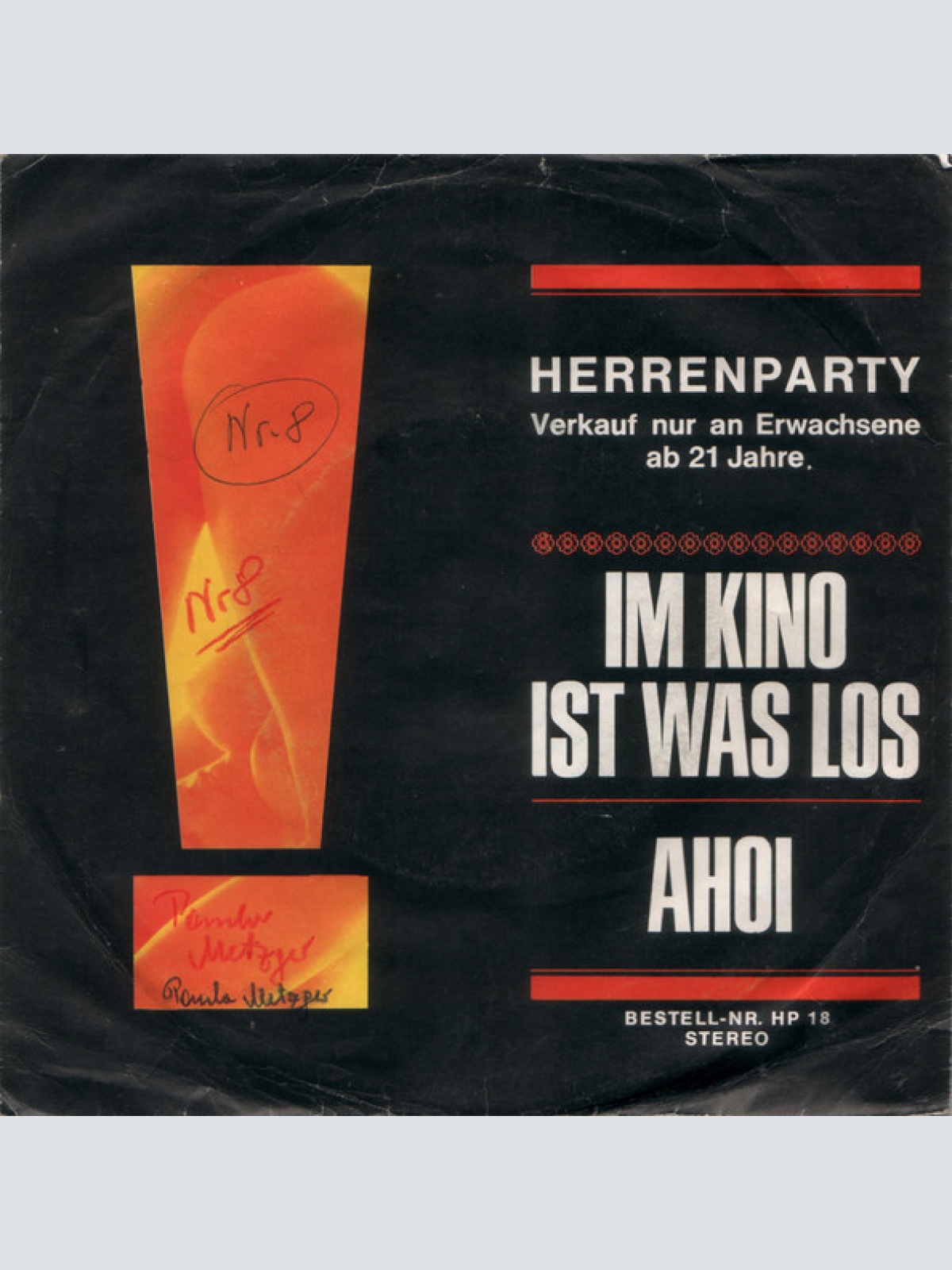 Vinyl / Unknown Artist - Im Kino Ist Was Los / Ahoi