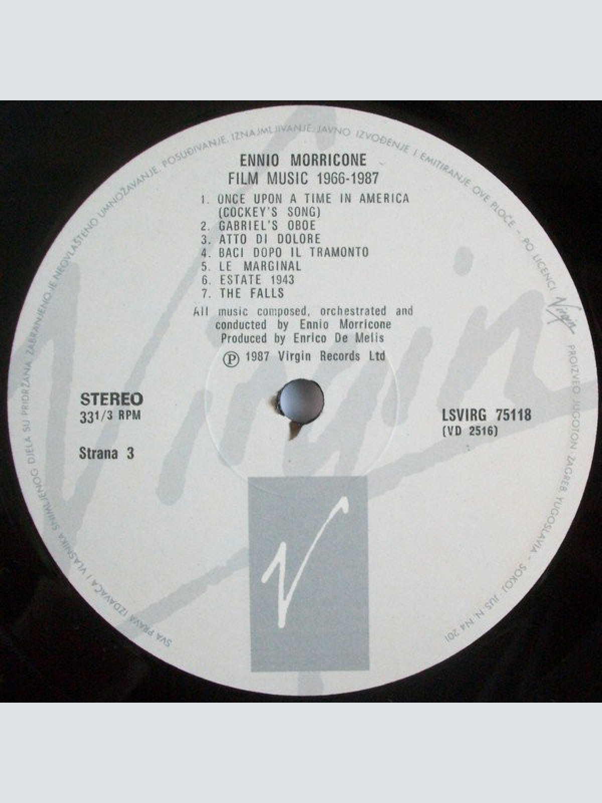 Vinyl / Ennio Morricone - Film Music 1966-1987