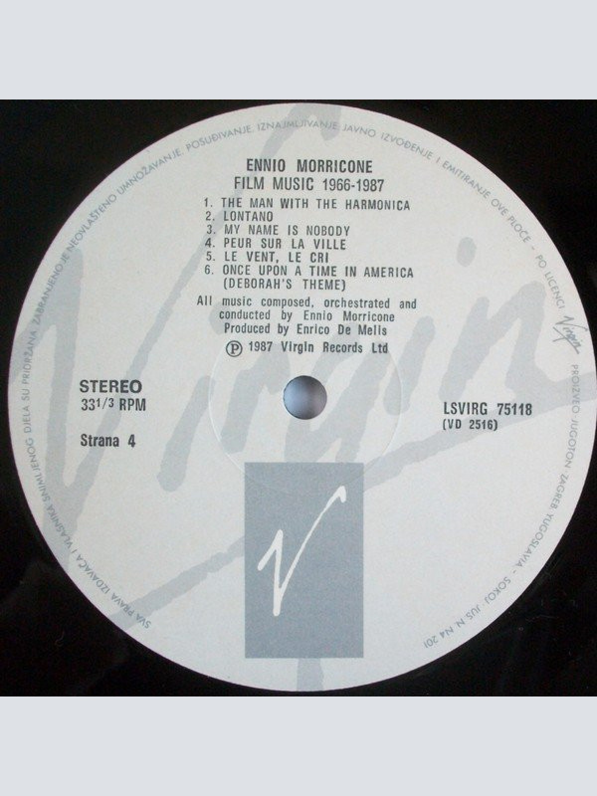 Vinyl / Ennio Morricone - Film Music 1966-1987