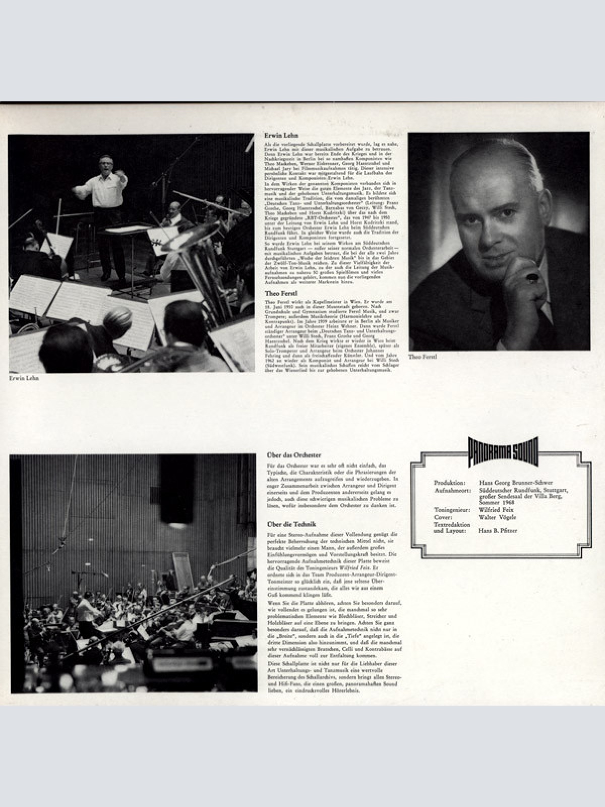 Vinyl / Erwin Lehn Und Ein Großes Rundfunkorchester - Mit Dir War Es Immer So Schön