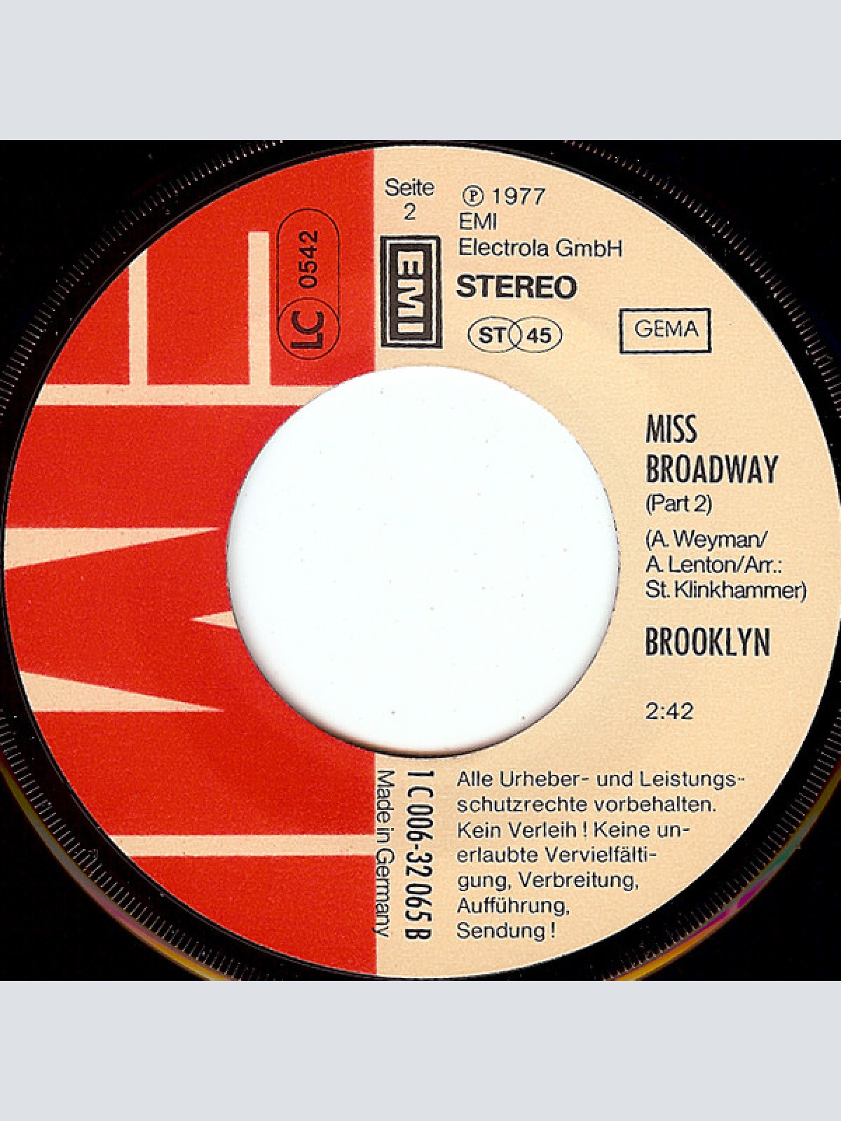 Vinyl / Brooklyn (11) - Miss Broadway (Part 1&2)