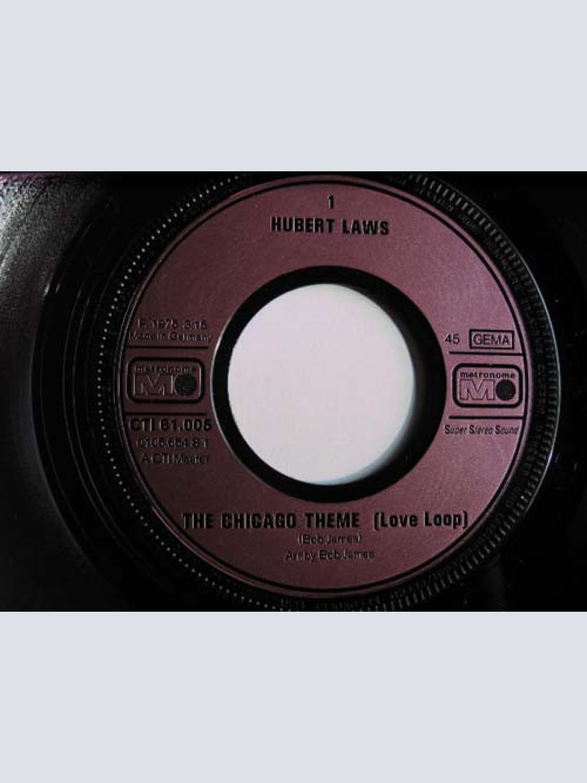 Vinyl / Hubert Laws - The Chicago Theme