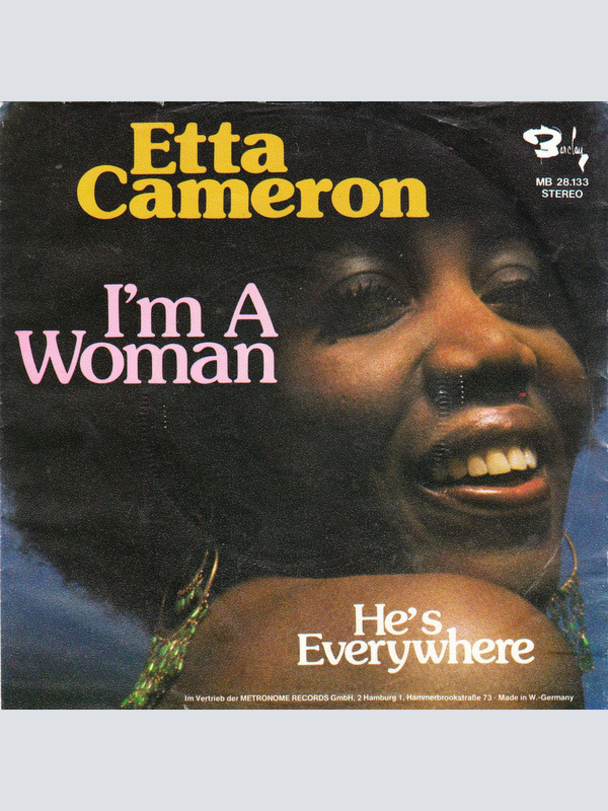 Vinyl / Etta Cameron - I'm A Woman