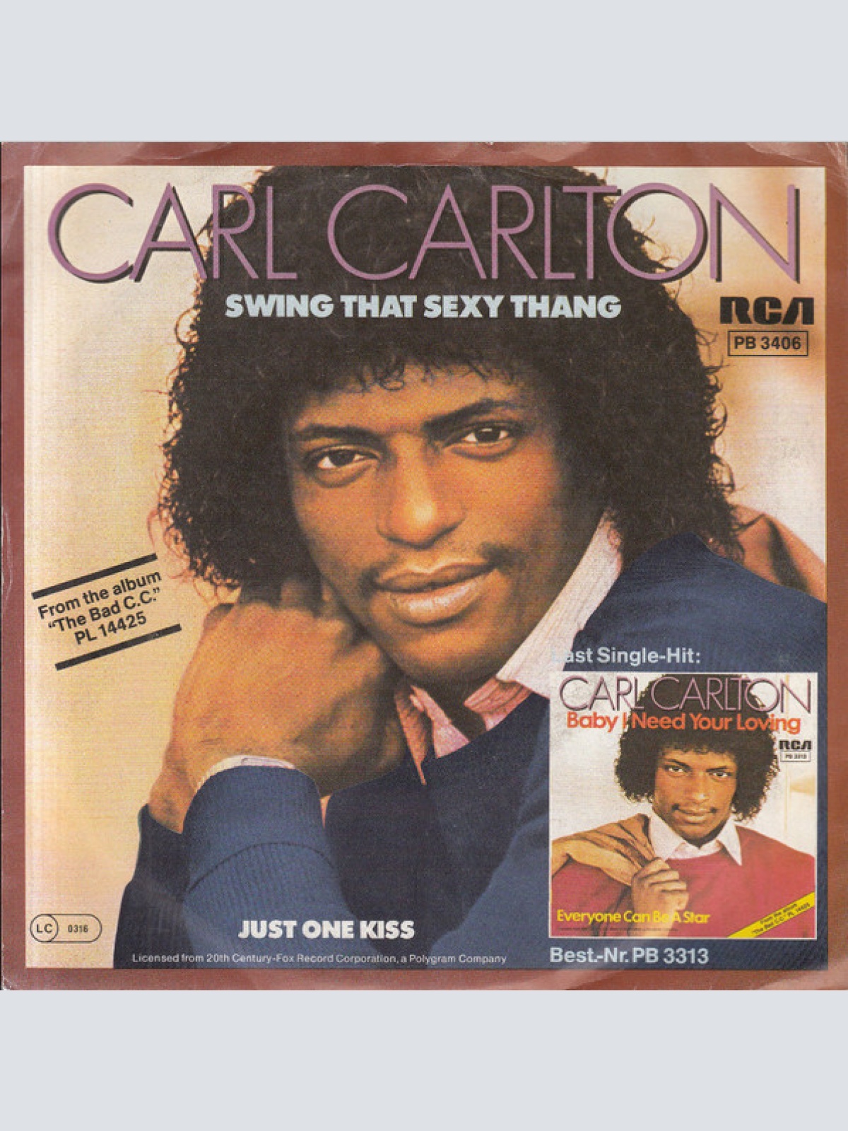 Vinyl / Carl Carlton - Swing That Sexy Thang