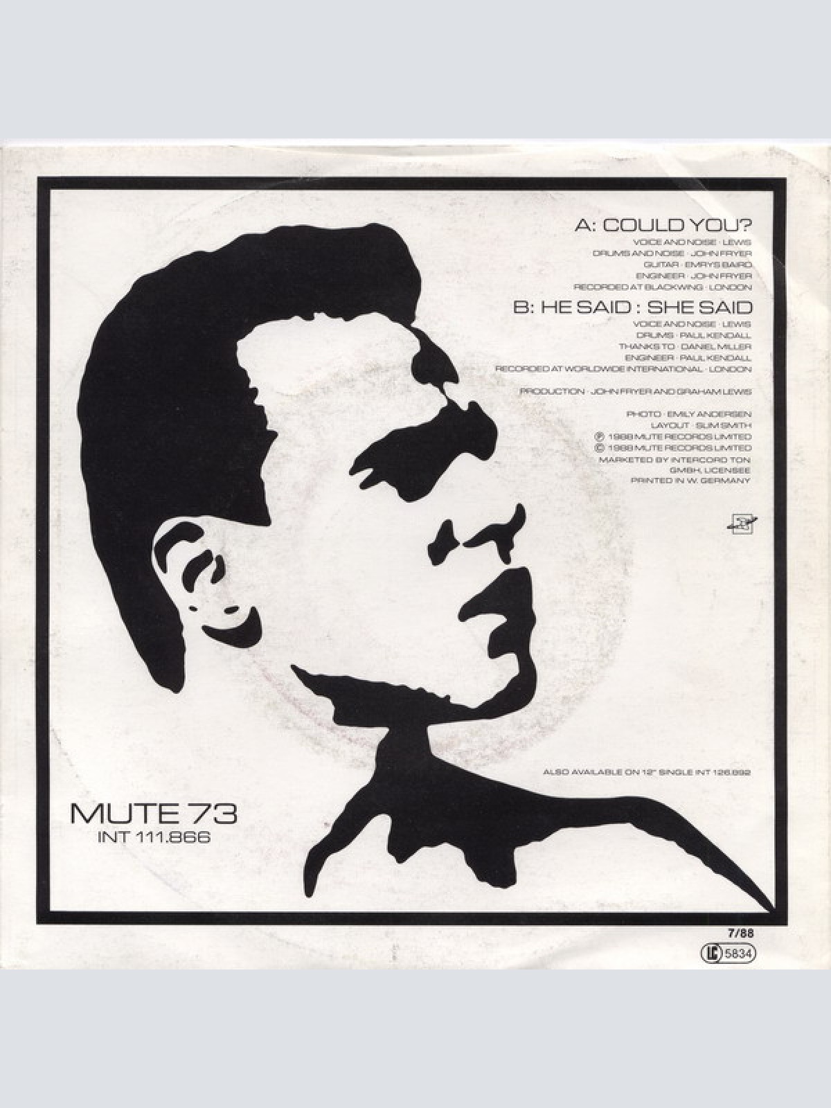 Vinyl / He Said - Could You?