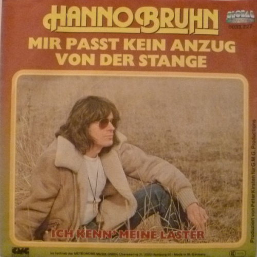 Vinyl / Hanno Bruhn - Mir Passt Kein Anzug Von Der Stange