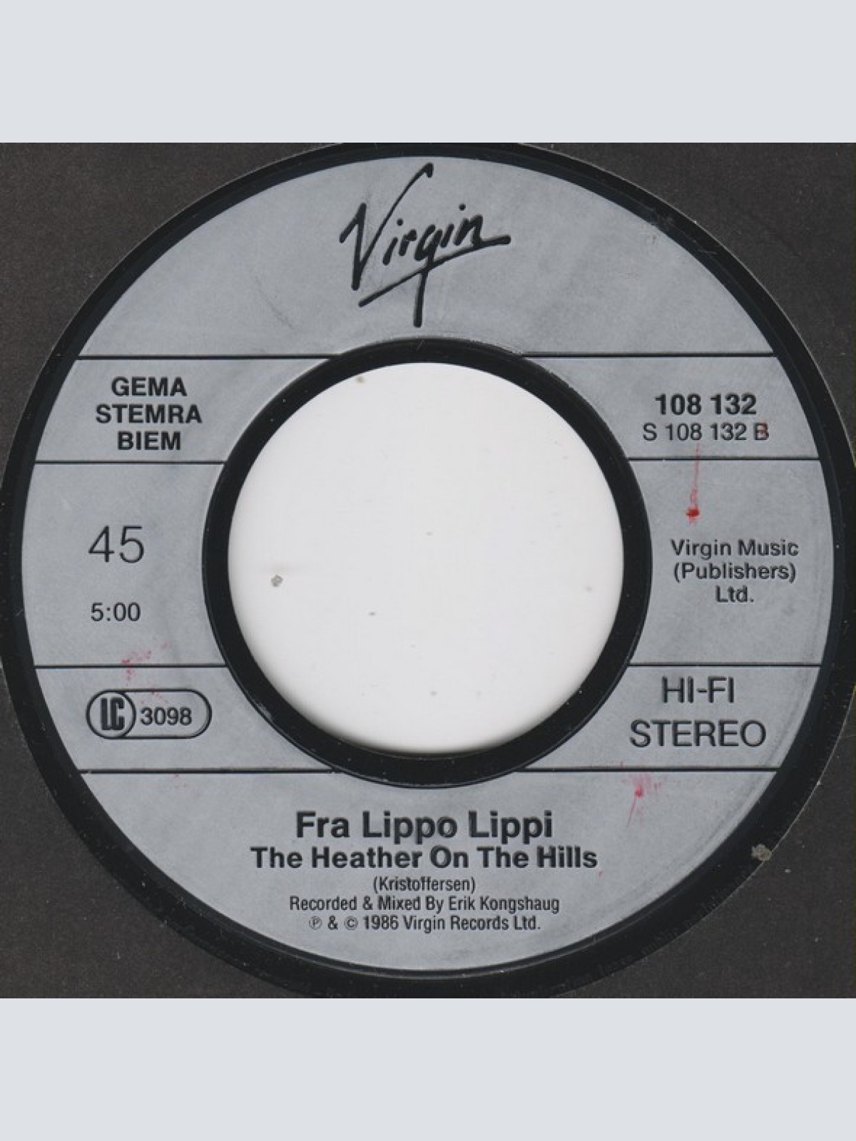 Vinyl / Fra Lippo Lippi - Every Time I See You