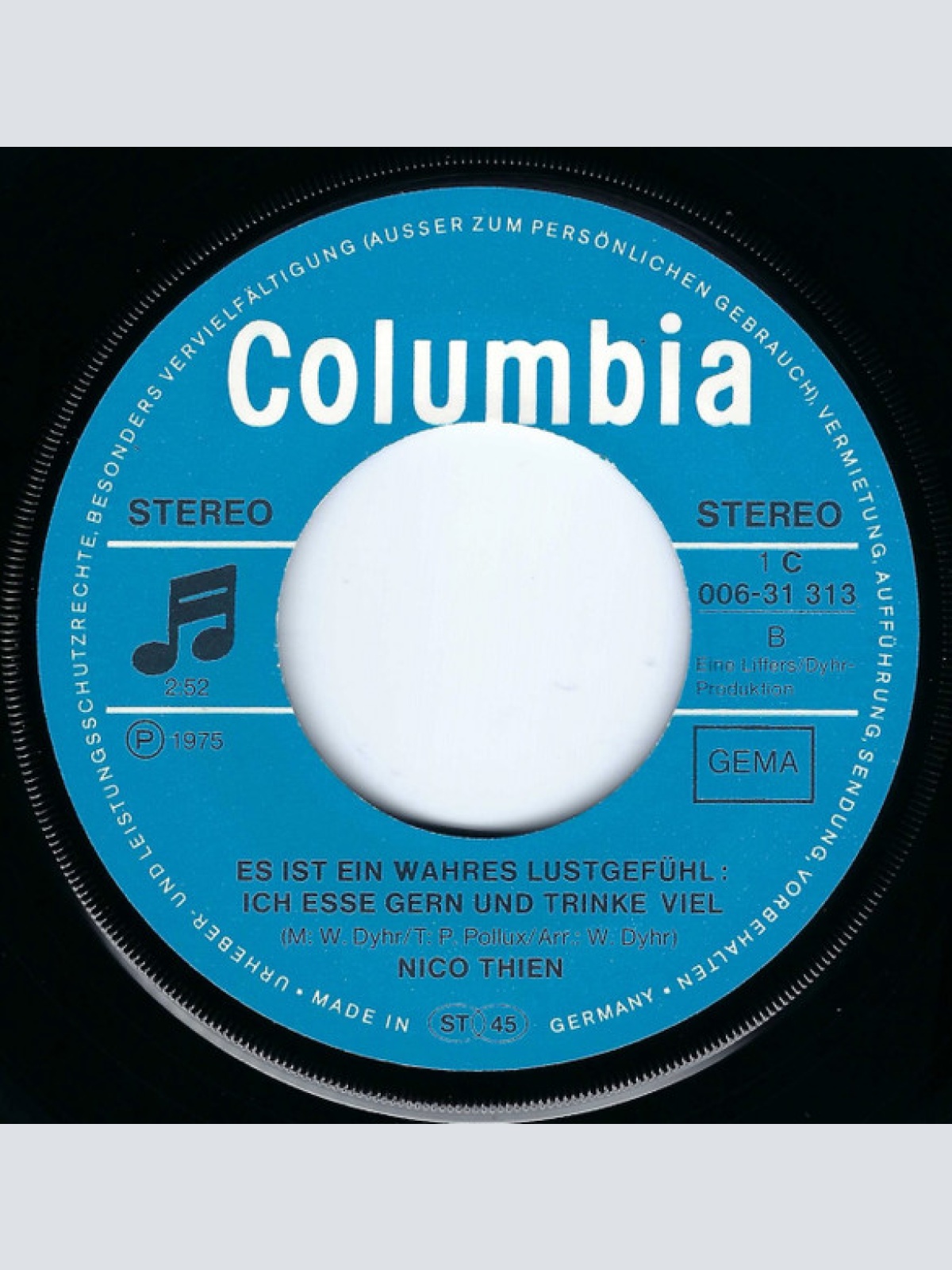 Vinyl / Nico Thien - Mann, Oh Mann - Gib Doch Das Rauchen Dran