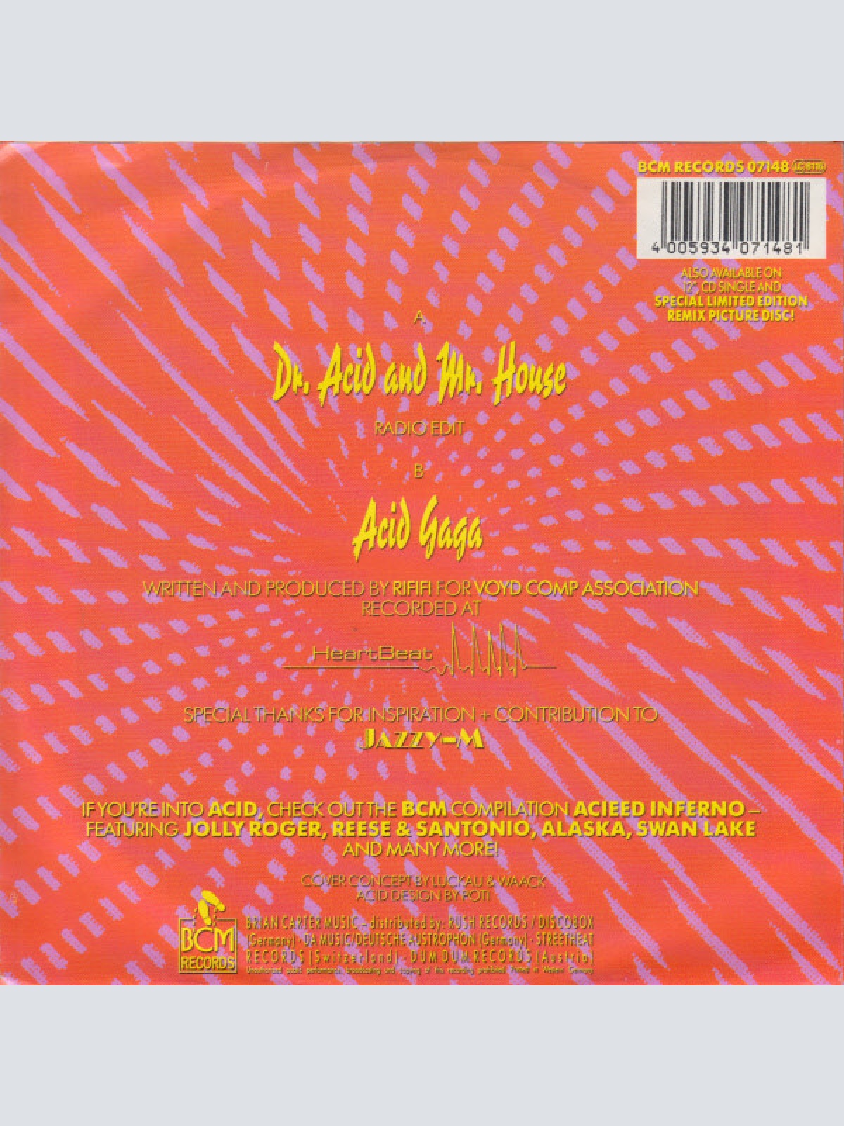 Vinyl / Rififi - Dr. Acid And Mr. House