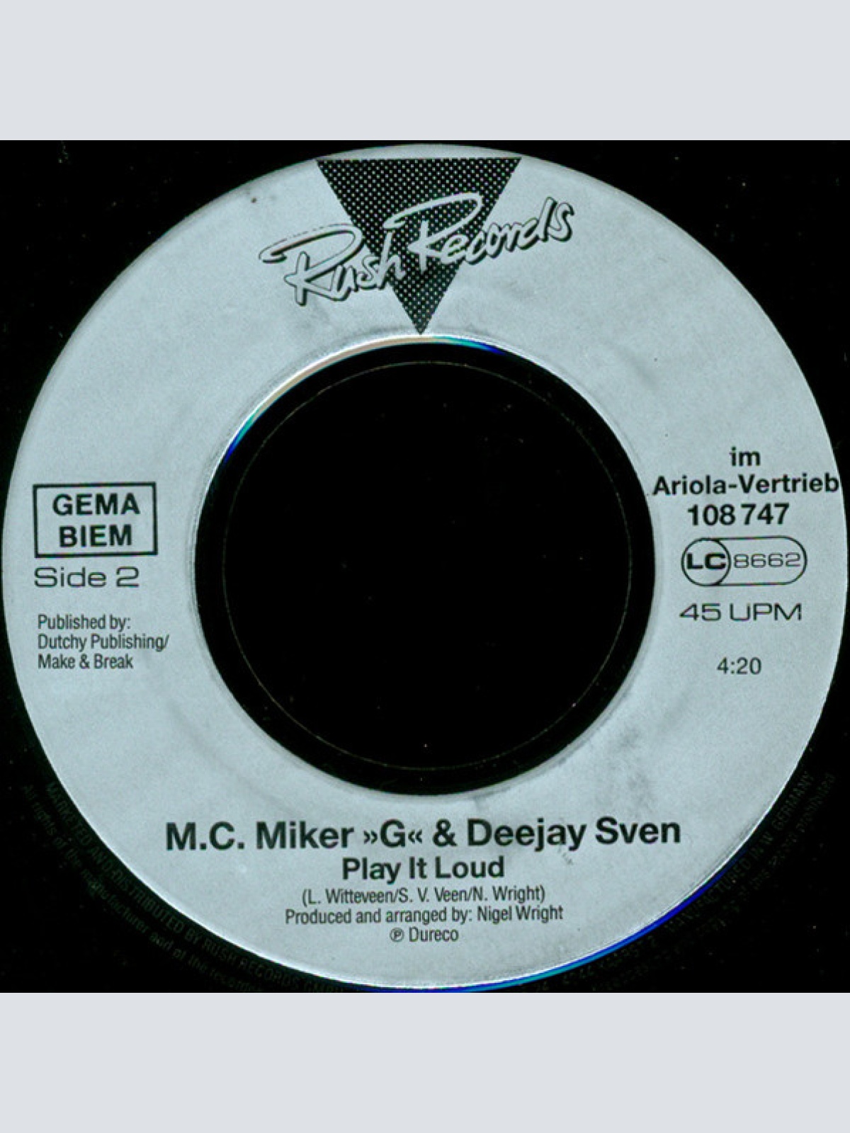 Vinyl / M.C. Miker "G" & Deejay Sven* - Celebration Rap