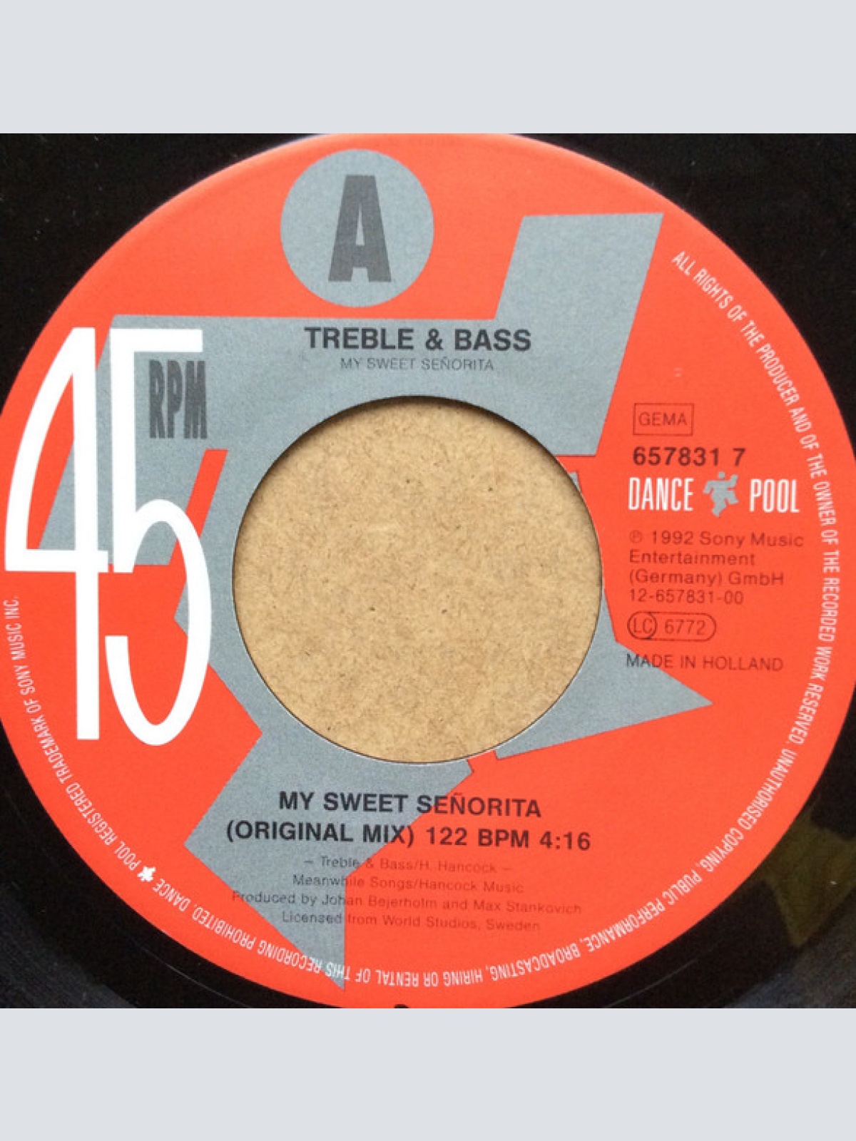 Vinyl / Treble & Bass - My Sweet Señorita