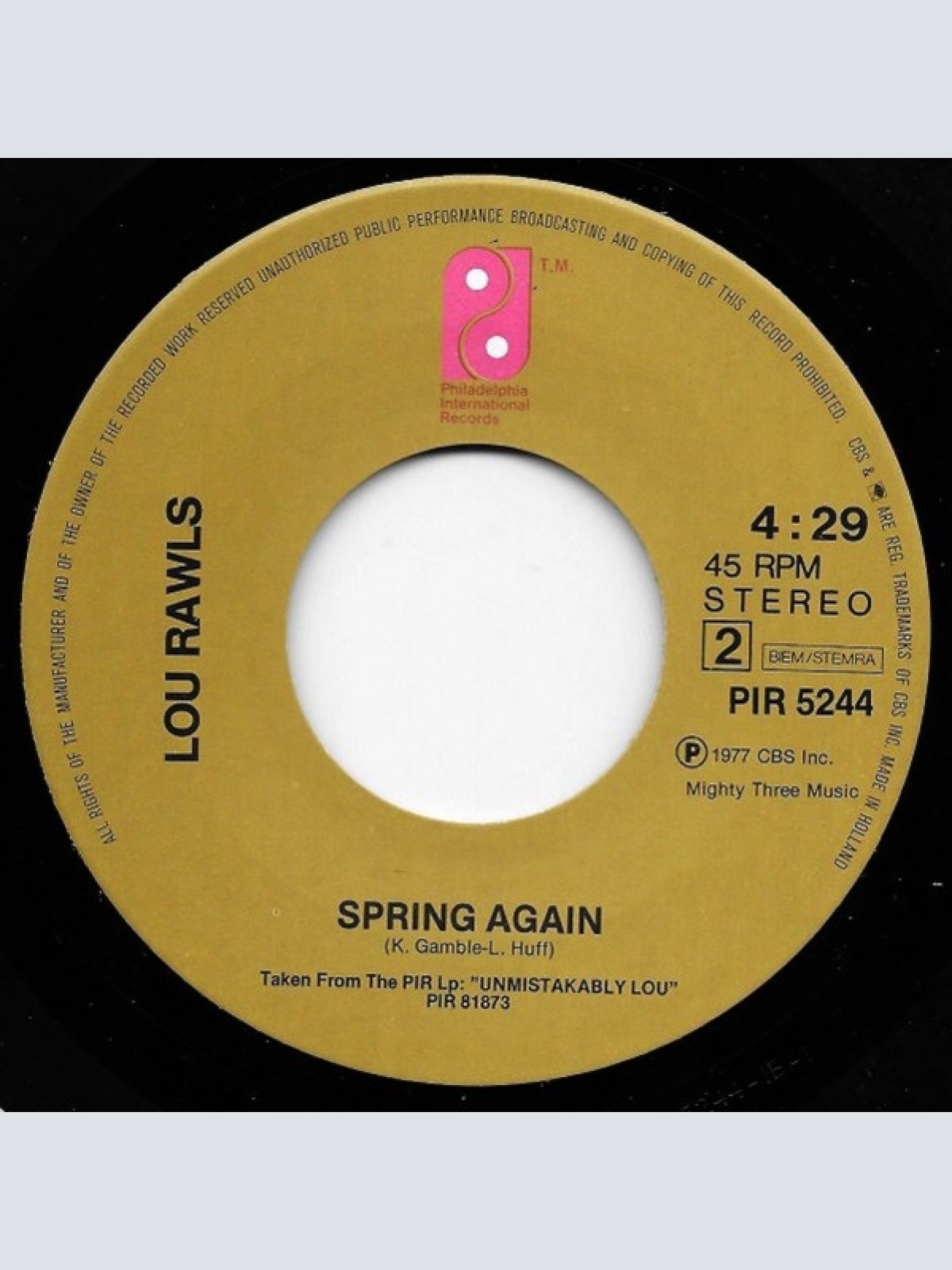 Vinyl / Lou Rawls - See You When I Git There