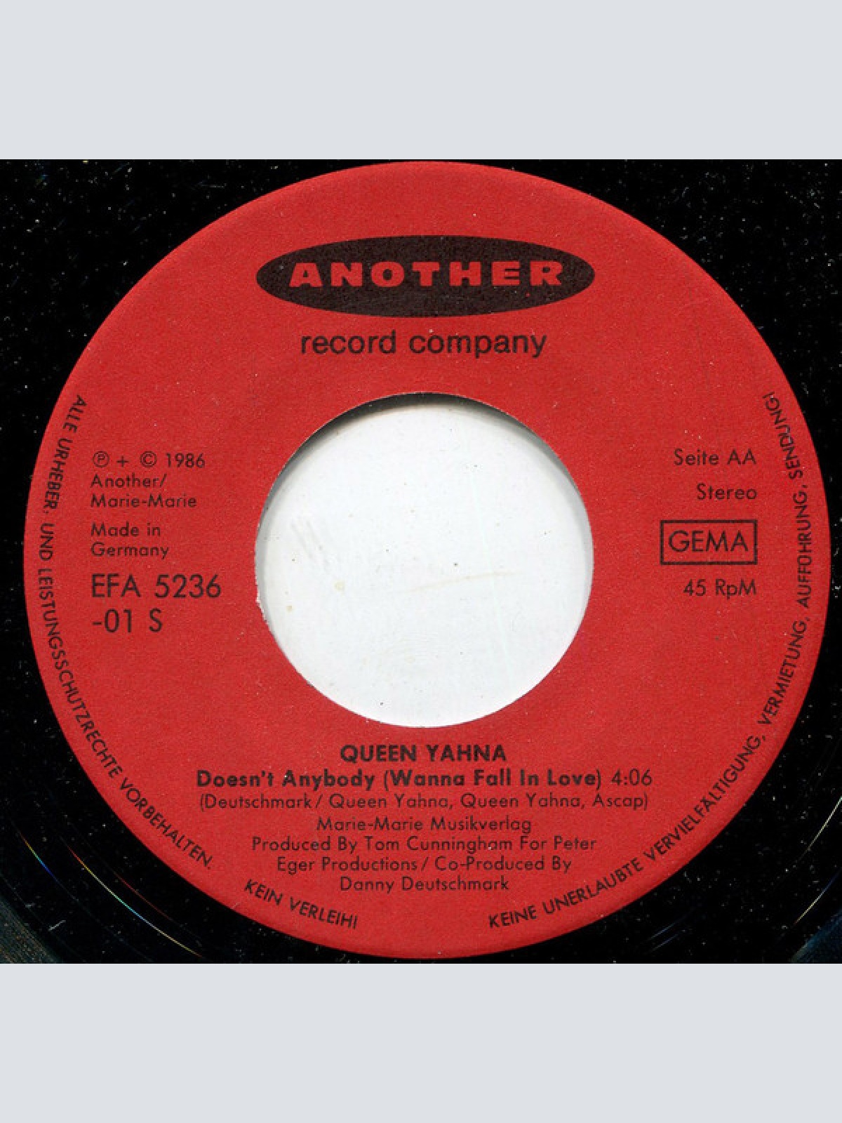 Vinyl / Queen Yahna - Hot Summer Nights / Doesn't Anybody