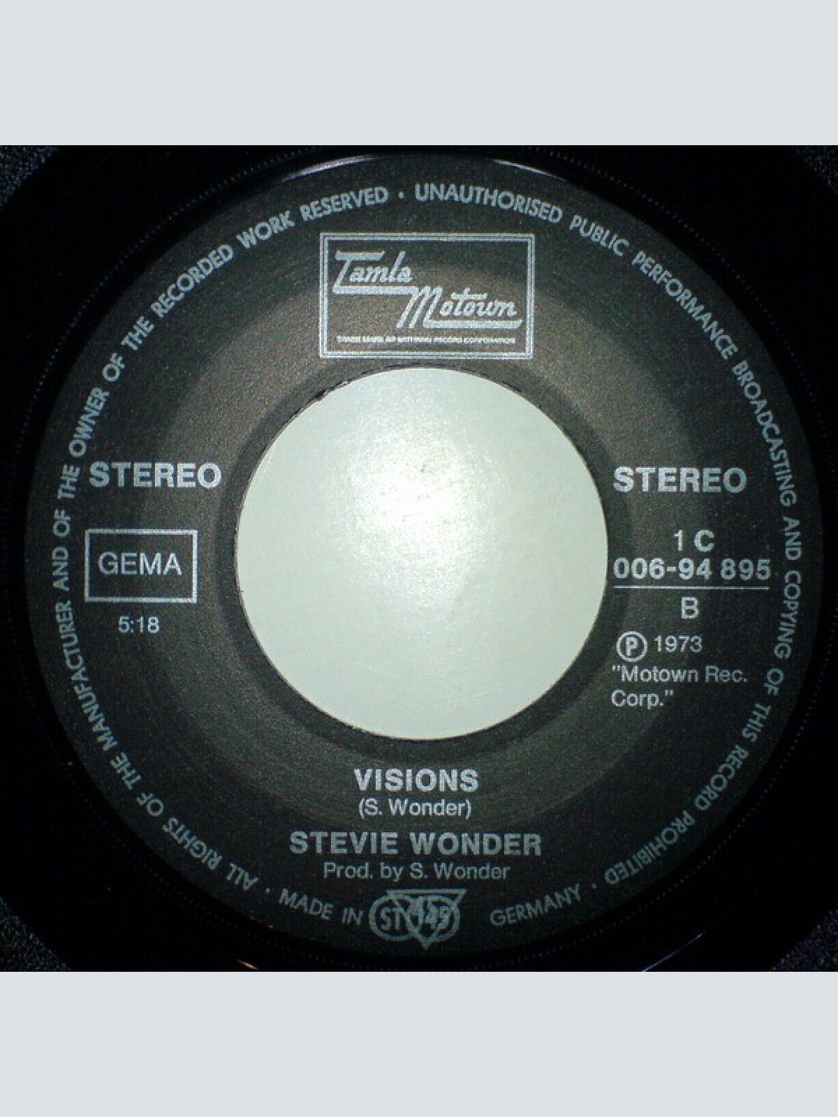 Vinyl / Stevie Wonder - Living For The City / Visions