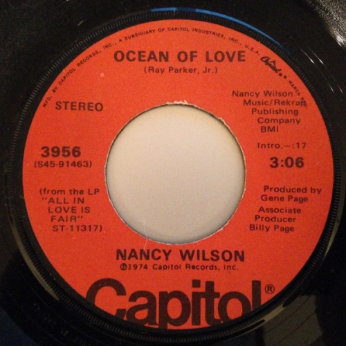 Vinyl / Nancy Wilson - Ocean Of Love / Streetrunner
