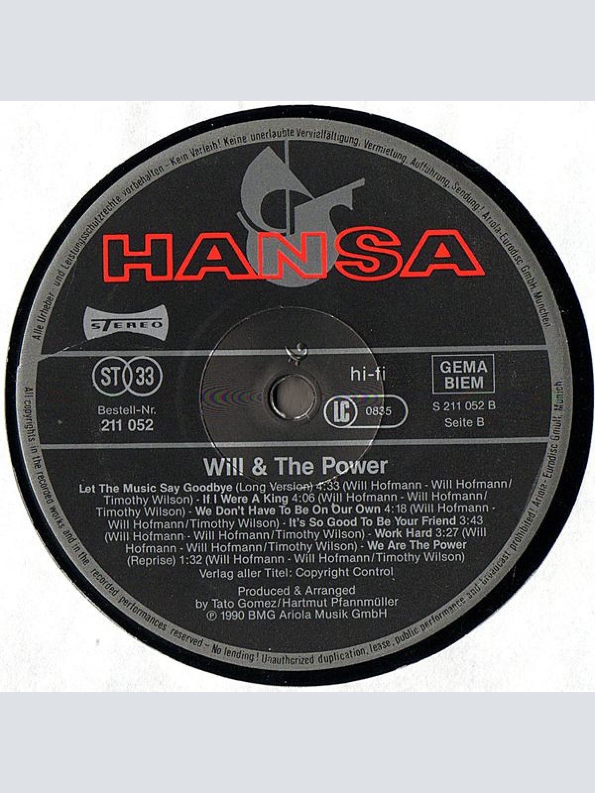 Vinyl / Will And The Power - Will And The Power