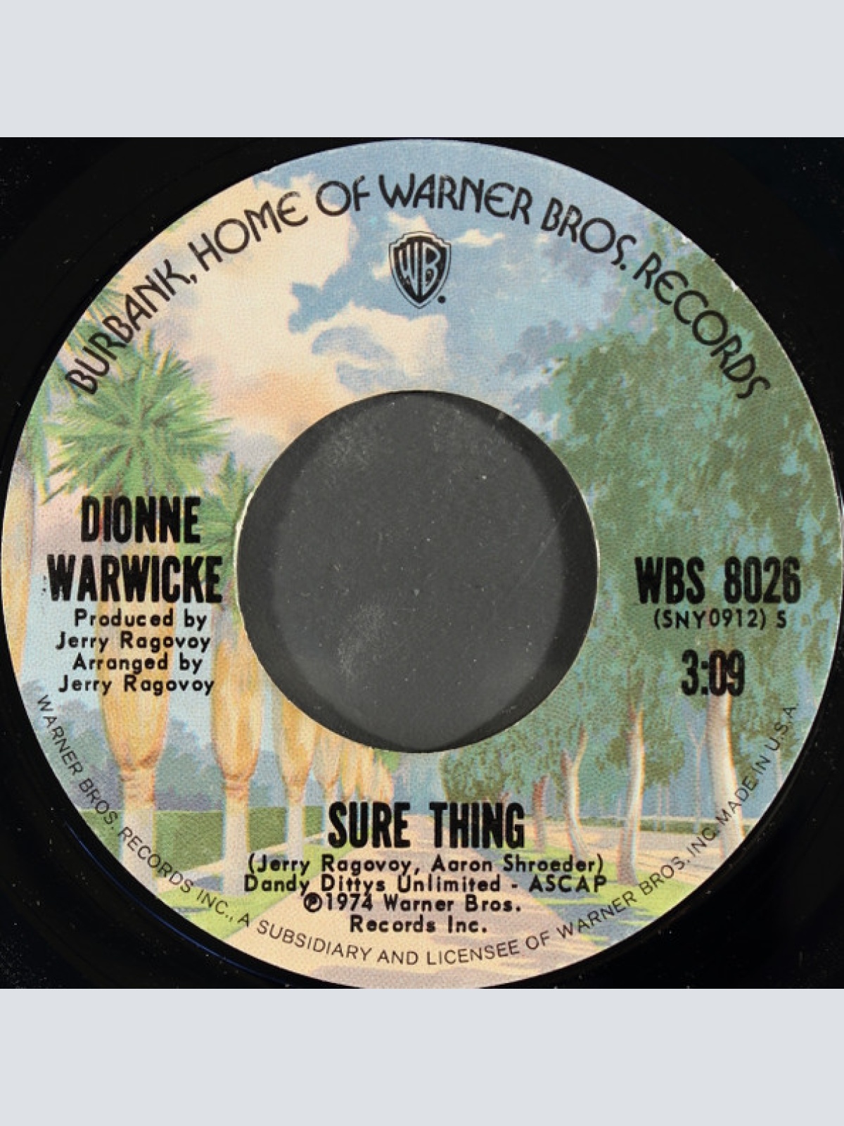 Vinyl / Dionne Warwicke* - Sure Thing