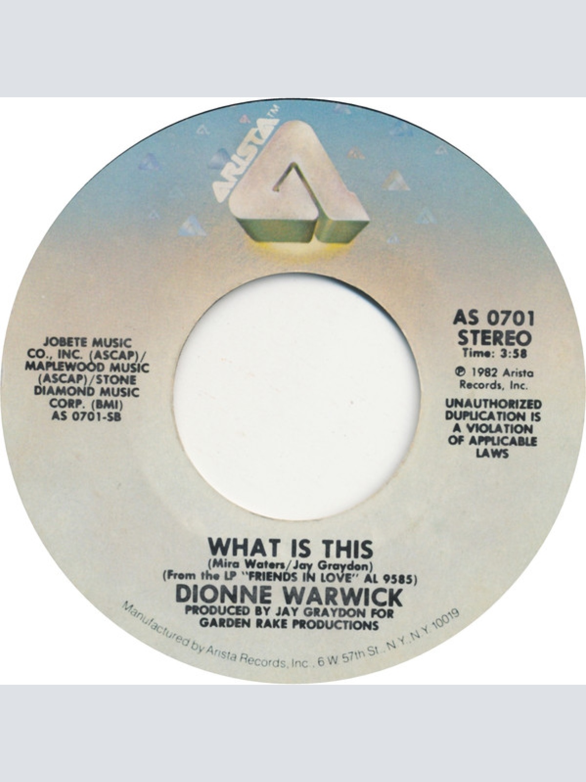 Vinyl / Dionne Warwick - For You