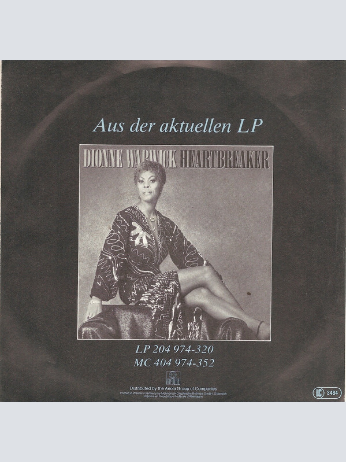 Vinyl / Dionne Warwick - Take The Short Way Home